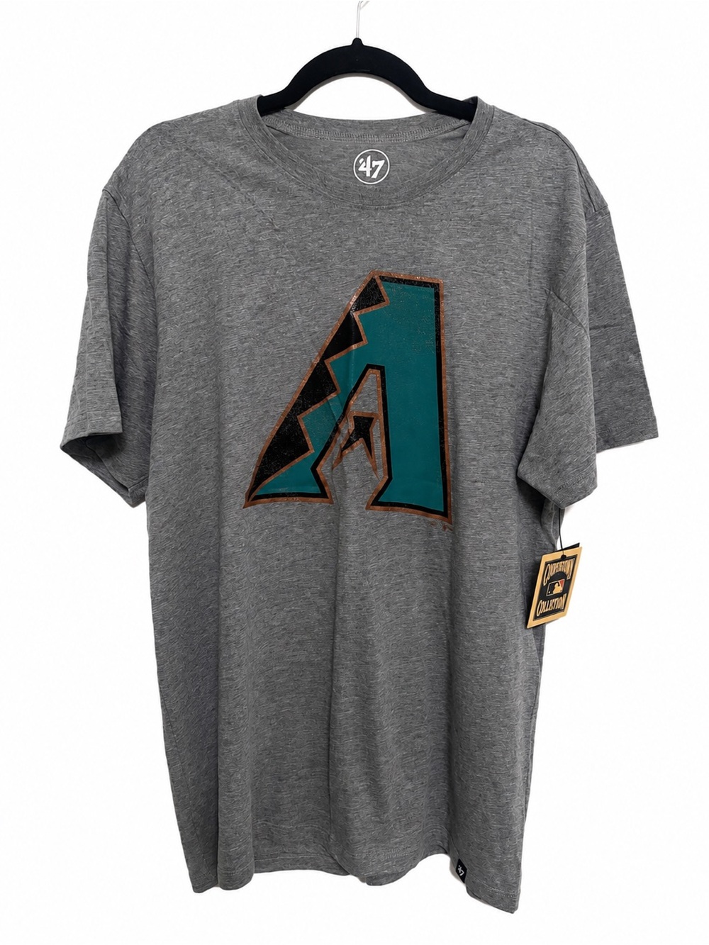 Arizona Diamondbacks ‘47 Brand Cooperstown Collection Graphic Tee Shirt Gray